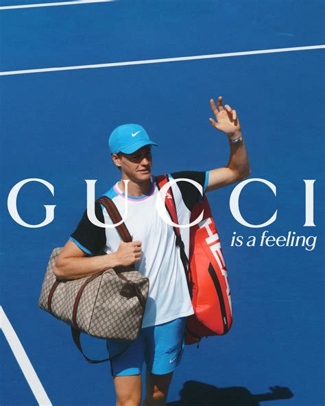 sujet gucci sniper|Jannik Sinner Fuels Tennis.